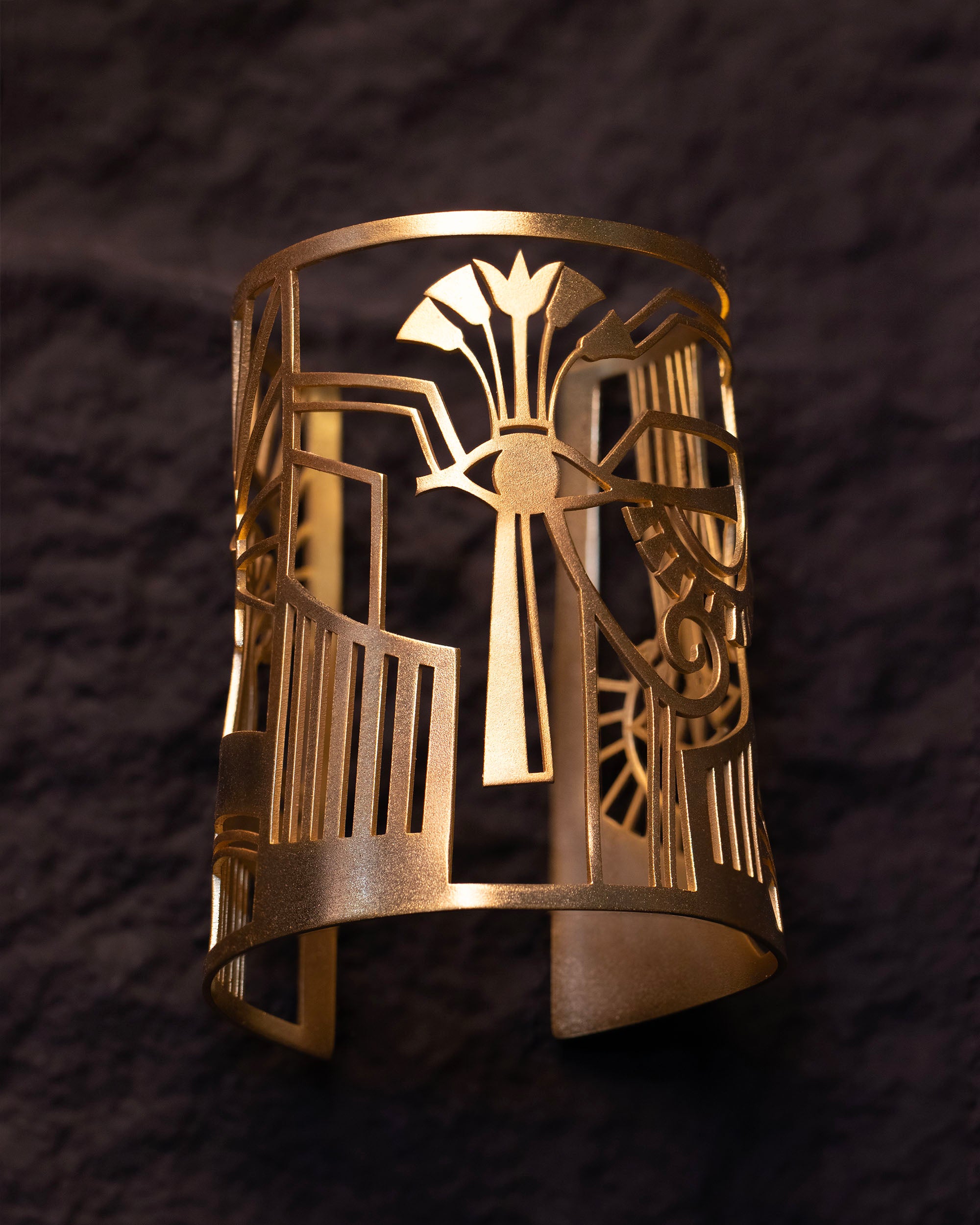 Eye of Horus Lotus bracelet