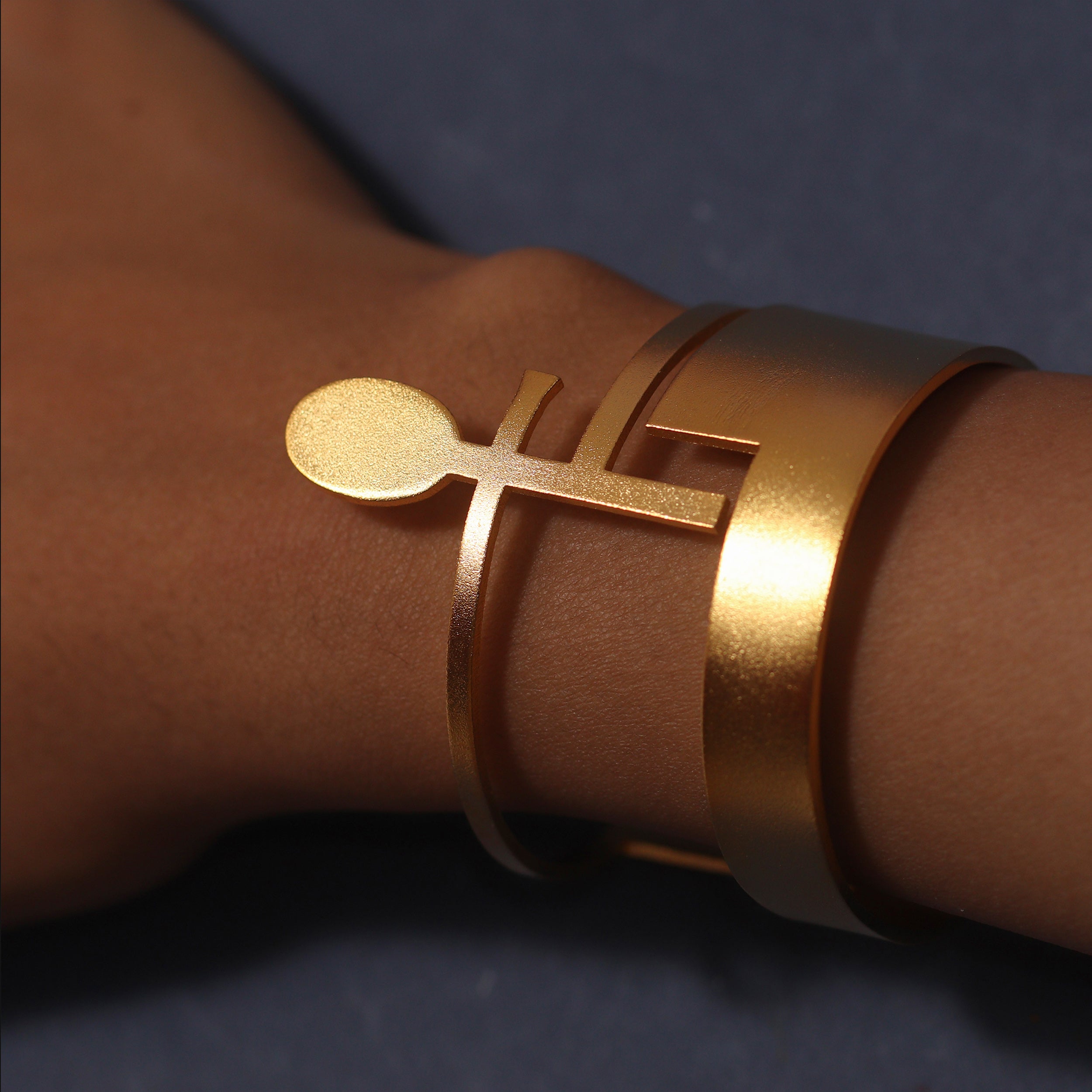 Ankh cuff bracelet