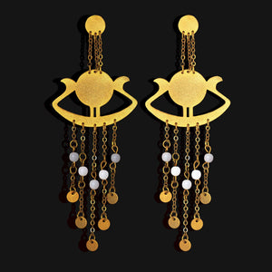 Sunboat earrings